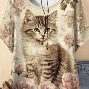 3D Print Casual Tee for Everyday Wear