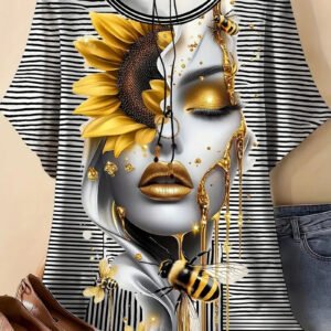 3D Print Casual Tee for Everyday Wear